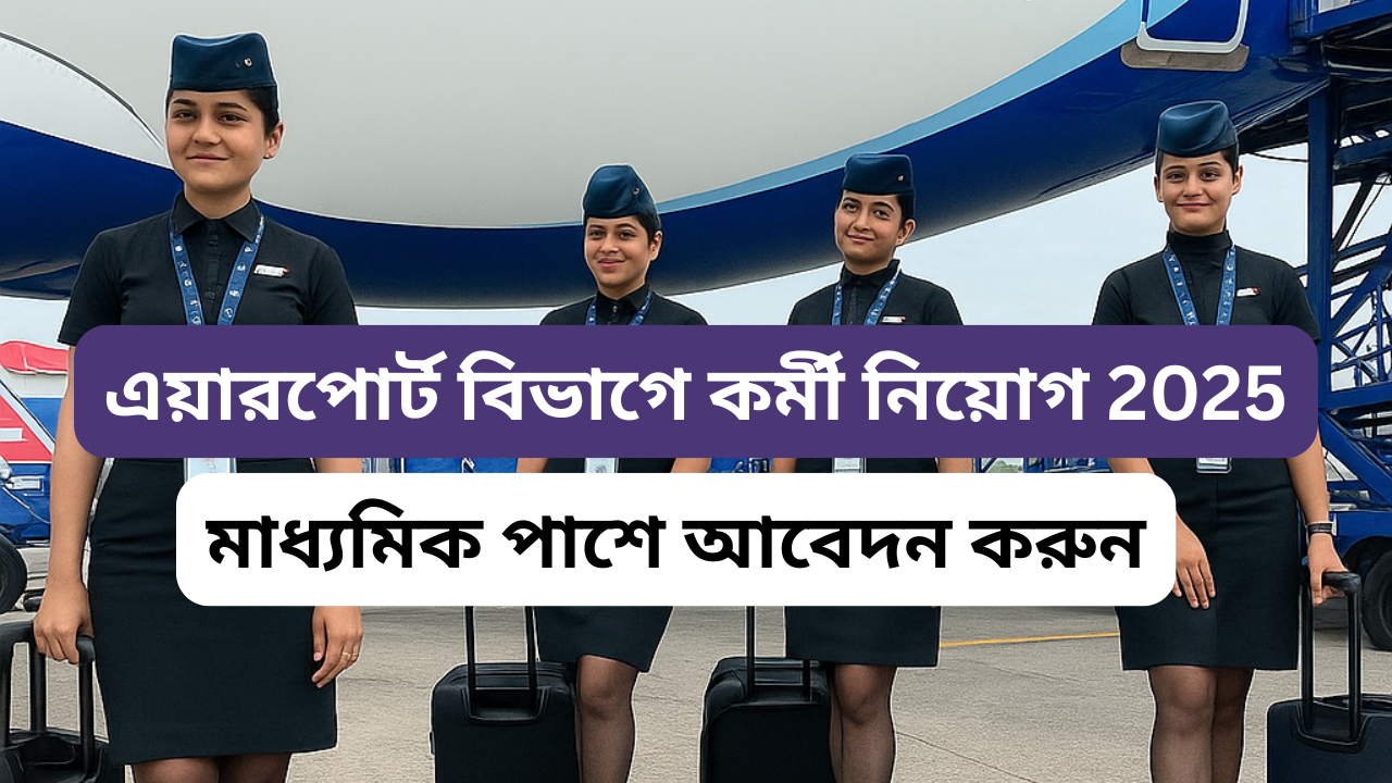 এয়ারপোর্ট অথরিটি অফ ইন্ডিয়া থেকে এল চাকরির সুবর্ণ সুযোগ, দেখে নিন যোগ্যতা ও আবেদনের বিস্তারিত।
