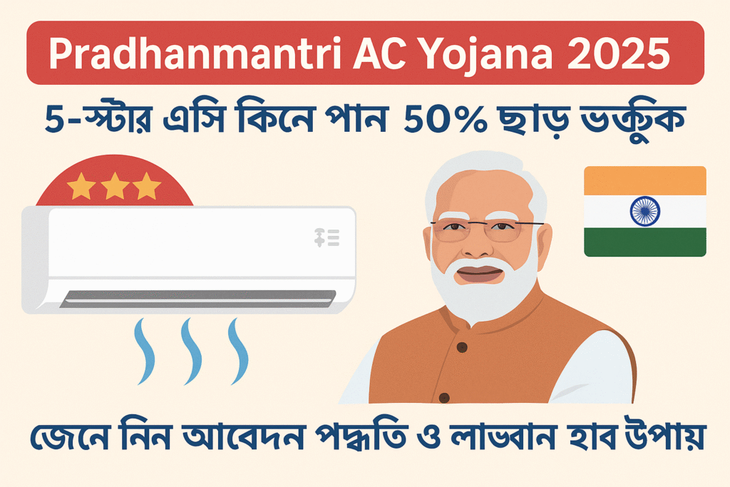 AC Yojana 2025 | এসি ছাড় ও ভর্তুকি সহ আবেদন পদ্ধতি।