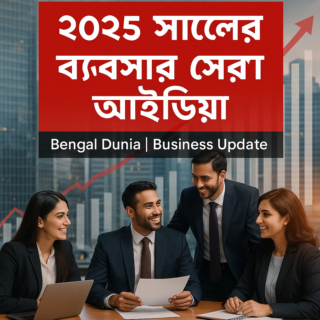 ২০২৫ সালে পশ্চিমবঙ্গে নতুন ব্যবসা শুরু করার সেরা ৫টি আইডিয়া